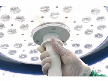 Economic Double-Dome LED Surgical Light RC-LED760/300